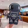 Fashion brand astronaut Huawei mobile phone case lanyard vitality version