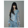 American retro hot girl long sleeve T-shirt for women