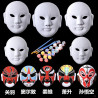 DIY hand-painted Beijing opera face mask Chinese style handmade white embryo color mask