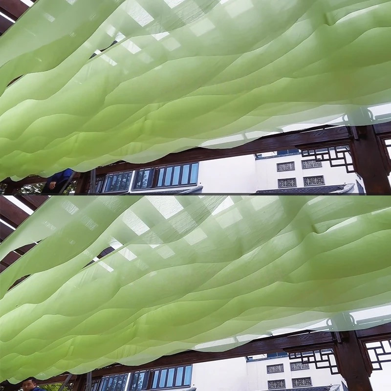 Yarn curtain wind-moving ceiling curtain restaurant homestay decoration hotel outdoor scenic spot curtain seaside