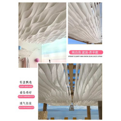 Yarn curtain wind-moving ceiling curtain restaurant homestay decoration hotel outdoor scenic spot curtain seaside