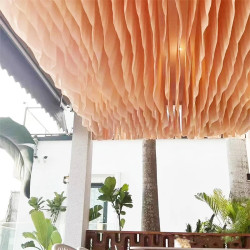 Yarn curtain wind-moving ceiling curtain restaurant homestay decoration hotel outdoor scenic spot curtain seaside