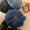 Niche flower denim beret hat for women in spring and autumn