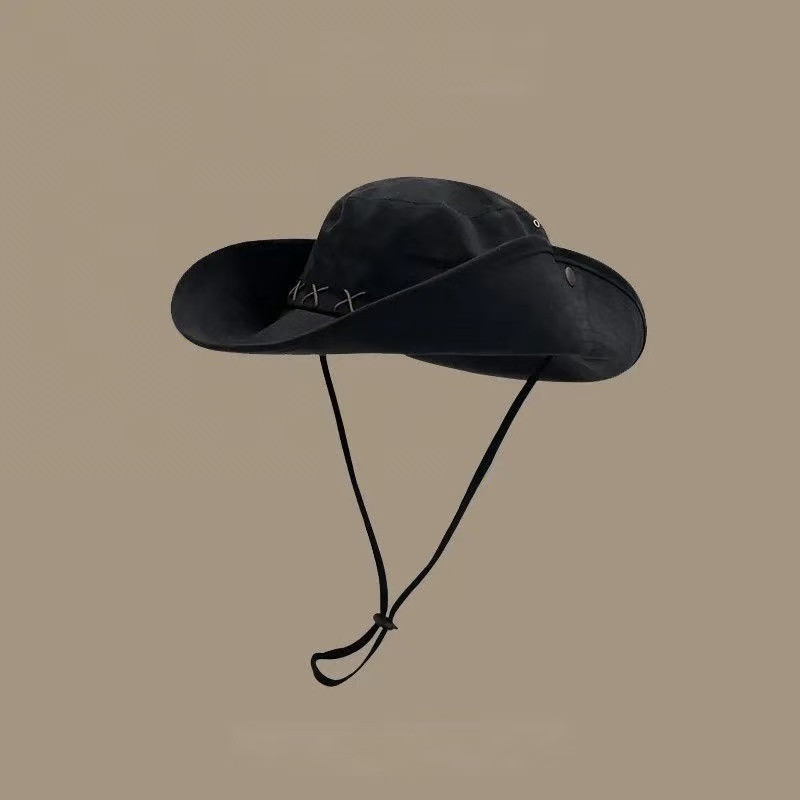 Yoshi Kimura large head circumference American retro sun visor western cowboy hat