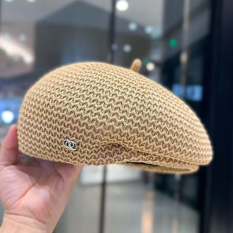 Versatile breathable temperament women's painter's shaped hat beret with thin face