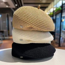 Versatile breathable temperament women's painter's shaped hat beret with thin face