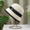 Women's hand-woven bucket hat