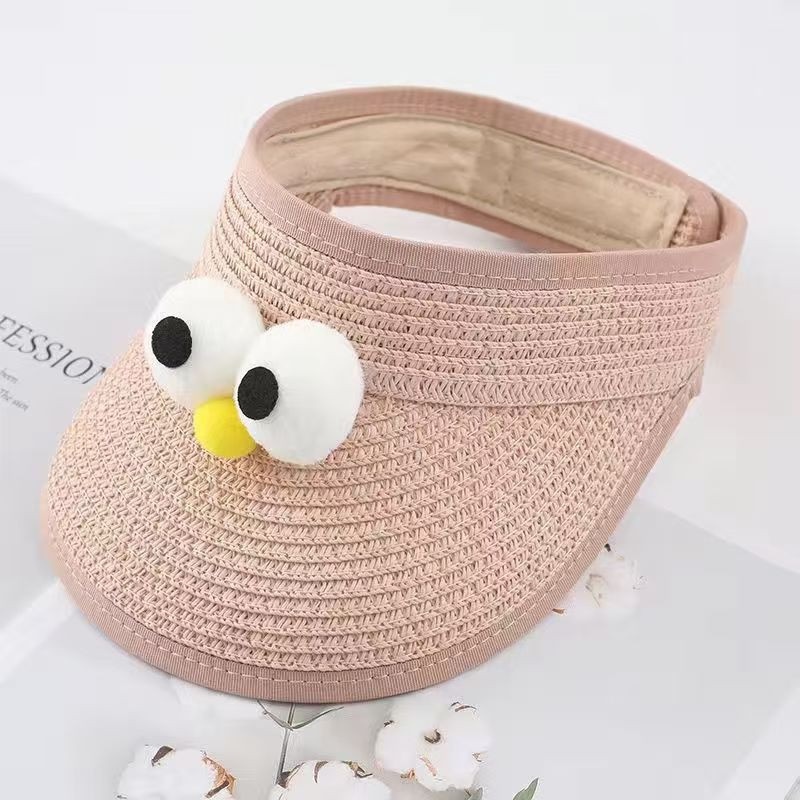 baby summer baby open top straw hat children