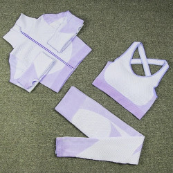 Yoga suit, running sports top, quick-drying underwear, buttock-up tight-fitting trousers, plus-size fitness suit