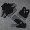 Yoga suit, running sports top, quick-drying underwear, buttock-up tight-fitting trousers, plus-size fitness suit