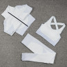 Yoga suit, running sports top, quick-drying underwear, buttock-up tight-fitting trousers, plus-size fitness suit
