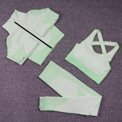 Yoga suit, running sports top, quick-drying underwear, buttock-up tight-fitting trousers, plus-size fitness suit