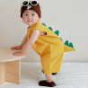 Summer short-sleeved thin cotton baby jumpsuit for boys and girls