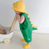 Summer short-sleeved thin cotton baby jumpsuit for boys and girls