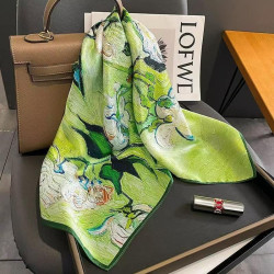High-end silk scarf women's shawl