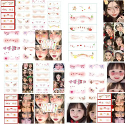 Children's Day Sports Meeting Christmas Love Christmas Blush Tattoo Children Girl Cartoon Makeup