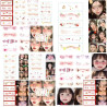 Children's Day Sports Meeting Christmas Love Christmas Blush Tattoo Children Girl Cartoon Makeup