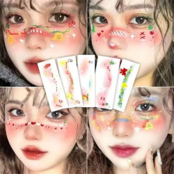 Children's Day Sports Meeting Christmas Love Christmas Blush Tattoo Children Girl Cartoon Makeup