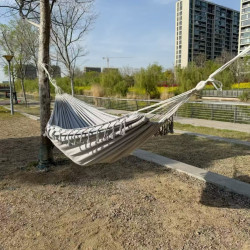 Tassel Bohemian outdoor picnic camping thickened photo canvas indoor double swing chair anti-turnover