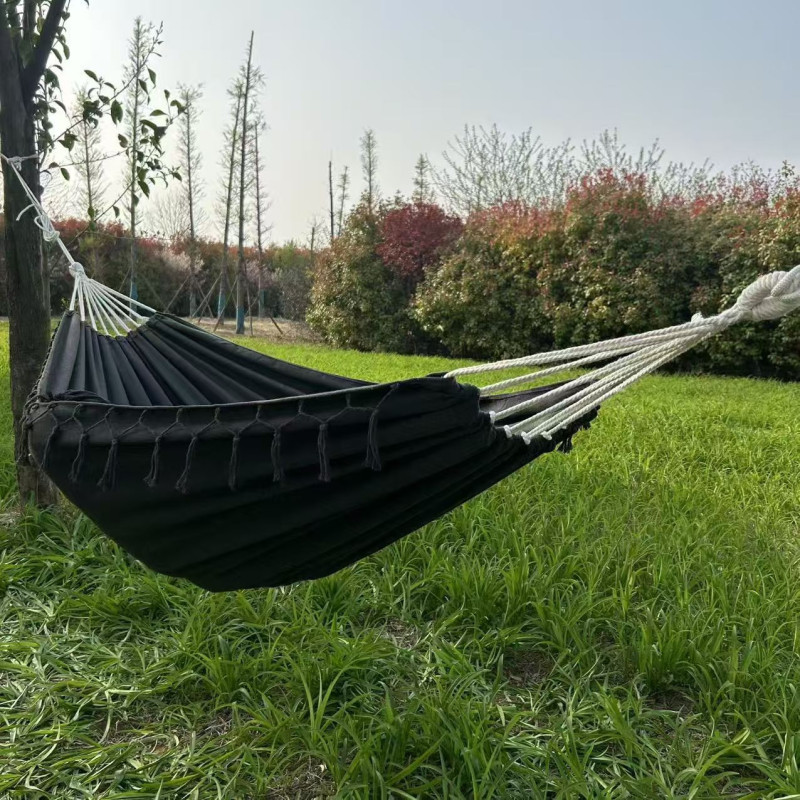 Tassel Bohemian outdoor picnic camping thickened photo canvas indoor double swing chair anti-turnover