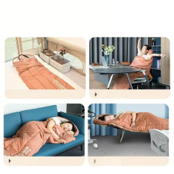 Sleeping bag adult single thick portable outdoor camping office nap companion winter cold protection