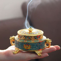 Alloy incense burner sandalwood incense burner