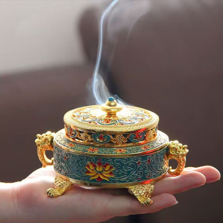 Alloy incense burner sandalwood incense burner