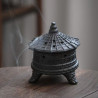 Ceramic tower incense burner