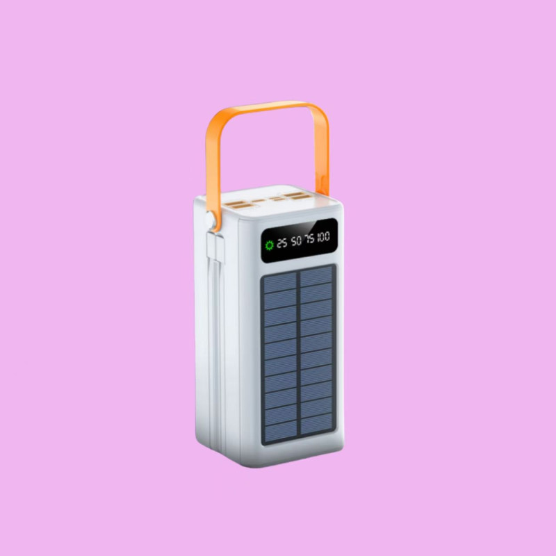Solar power bank super fast charging Apple Android universal portable mobile power bank