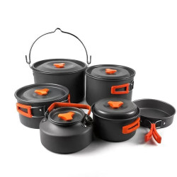 Weilin outdoor camping cooker outdoor portable frying pan supplies pots picnic tableware
