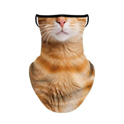 Ear-hanging sunscreen and UV protection cycling mask