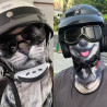 Ear-hanging sunscreen and UV protection cycling mask