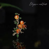 Women's high-end exquisite persimmon ruyi brooch