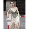 Women's 3D Flower Strapless Bra Tube Top