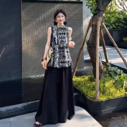 Women's light Chinese style casual suit