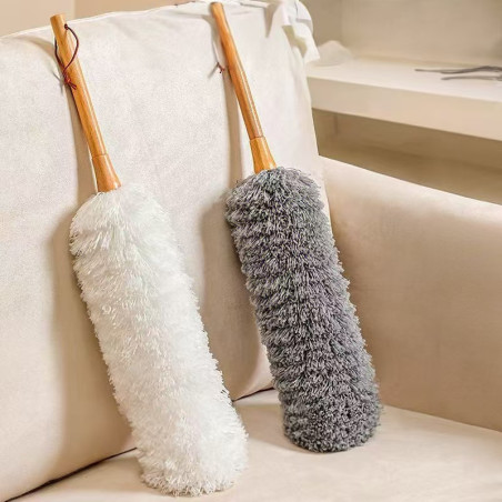 Household feather duster for dust removal and sweeping
