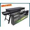 Charcoal barbecue portable barbecue household thickened portable outdoor folding tool stove shelf portable