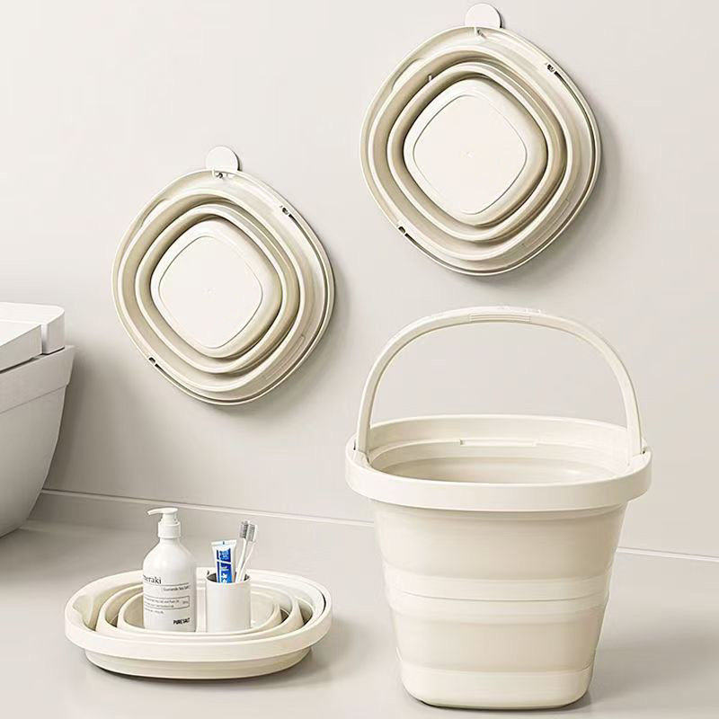 Folding bucket car outdoor fishing travel folding basin foot wash