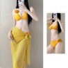 Thailand Bali Island beach vacation outfit separate swimsuit sexy bikini three-piece set hide belly and show slim hot spring